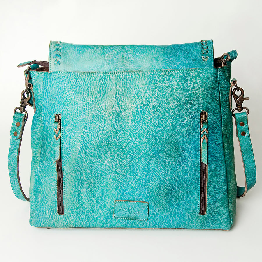Never Mind Nmbg132A Hobo Vintage Handmade Genuine Cowhide Leather Women Bag Western Handbag Purse