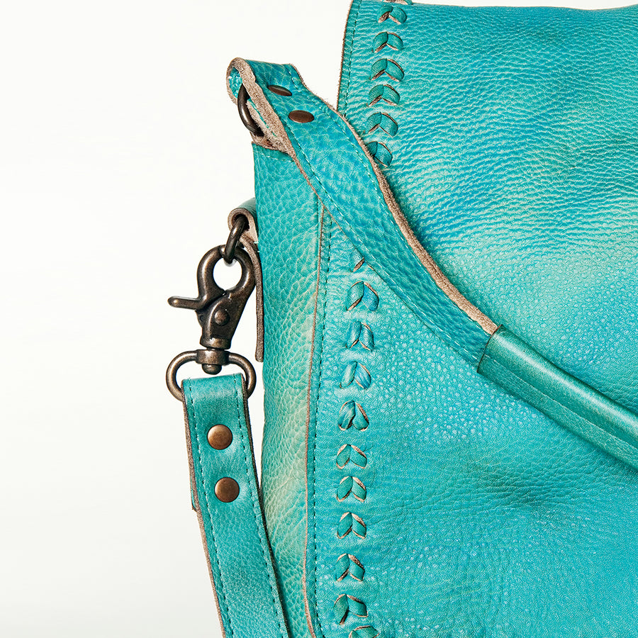 Never Mind Nmbg132A Hobo Vintage Handmade Genuine Cowhide Leather Women Bag Western Handbag Purse