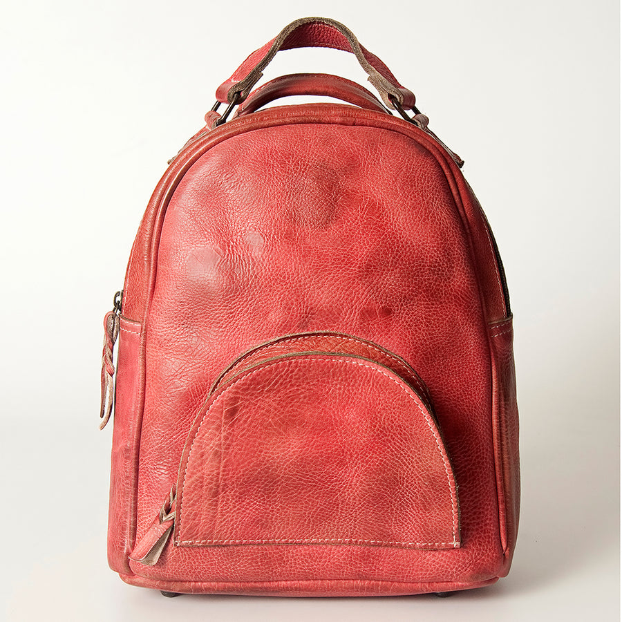 Never Mind Nmbg119I Backpack Vintage Handmade Genuine Cowhide Leather Women Bag Western Handbag Purse
