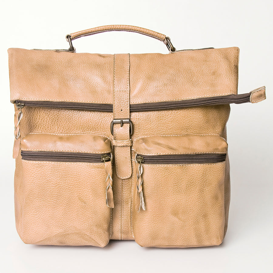 Never Mind Nmbg134A Backpack Vintage Handmade Genuine Cowhide Leather Women Bag Western Handbag Purse