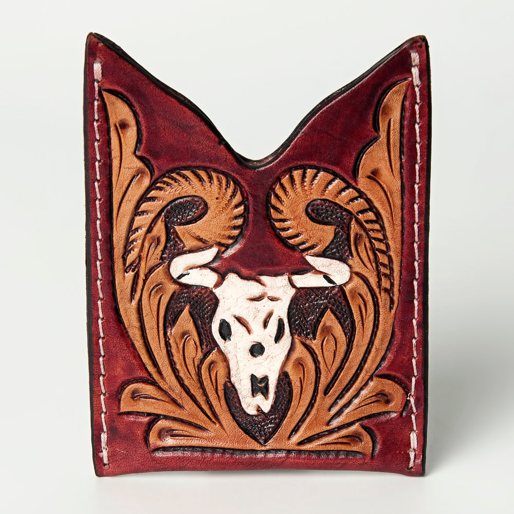 American Darling ADCCF106 Card-Holder Hand Tooled Genuine Leather Women Bag Western Handbag Purse