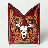 American Darling ADCCF106 Card-Holder Hand Tooled Genuine Leather Women Bag Western Handbag Purse