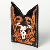 American Darling ADCCF107 Card-Holder Hand Tooled Genuine Leather Women Bag Western Handbag Purse