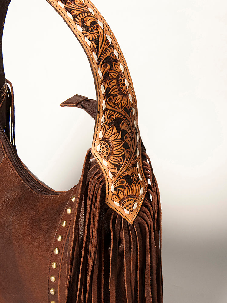 American Darling Hobo Full Grain Genuine Leather Western Women Bag | Handbag Purse for