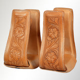 Horse Western Saddle Stirrup Leather Floral Stirrups Pair Hilason