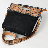 American Darling ADBGS145DM2 Clutch Hand Tooled Embossed Genuine Leather women bag western handbag purse