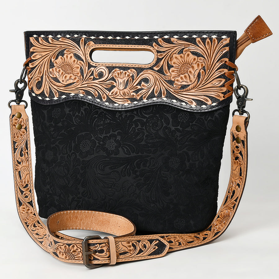 American Darling Clutch Hand Tooled Embossed Genuine Leather Western Women Bag Handbag Purse | Purses for Cute - Uhorse