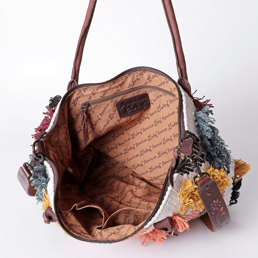 American Darling Cross Body Saddle Blanket Genuine Leather Western Women Bag Handbag Purse | Travel Bags
