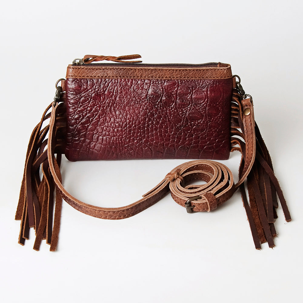 American Darling GIBGX282 Crocodile Embossed Genuine Leather Women Bag Western Handbag Purse