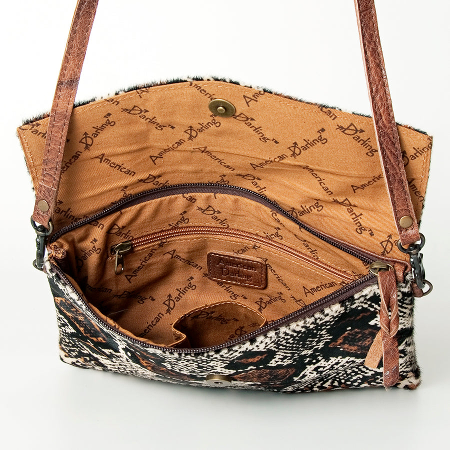 American Darling Envelope Hair-On Genuine Leather Western Women Bag Handbag Purse | for Cute