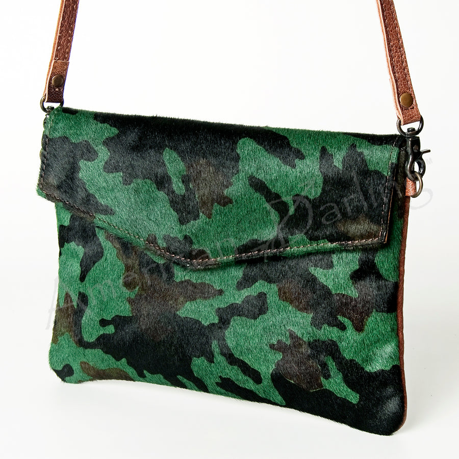 American Darling Envelope Hair-On Genuine Leather Western Women Bag Handbag Purse | for Cute - Uhorse