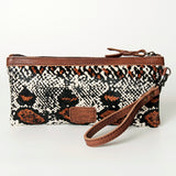 American Darling Wristlet Hair on Genuine Leather Western Women Bag | Handbag Purse | Women Wristlet | Wristlet Wristlet | Travel Wristlet | Leather Wristlet | Clutch Wristlet