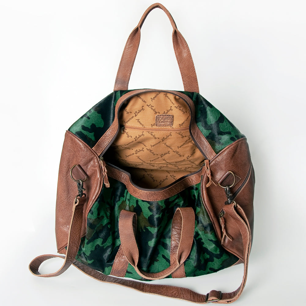 American Darling Duffel Genuine Leather Western Women Bag | Handbag Duffle Weekend Travel Bags for