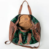 American Darling Duffel Genuine Leather Western Women Bag | Handbag Duffle Weekend Travel Bags for