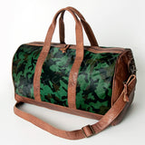 American Darling ADBGS174B Duffel Hair On Genuine Leather women bag western handbag purse