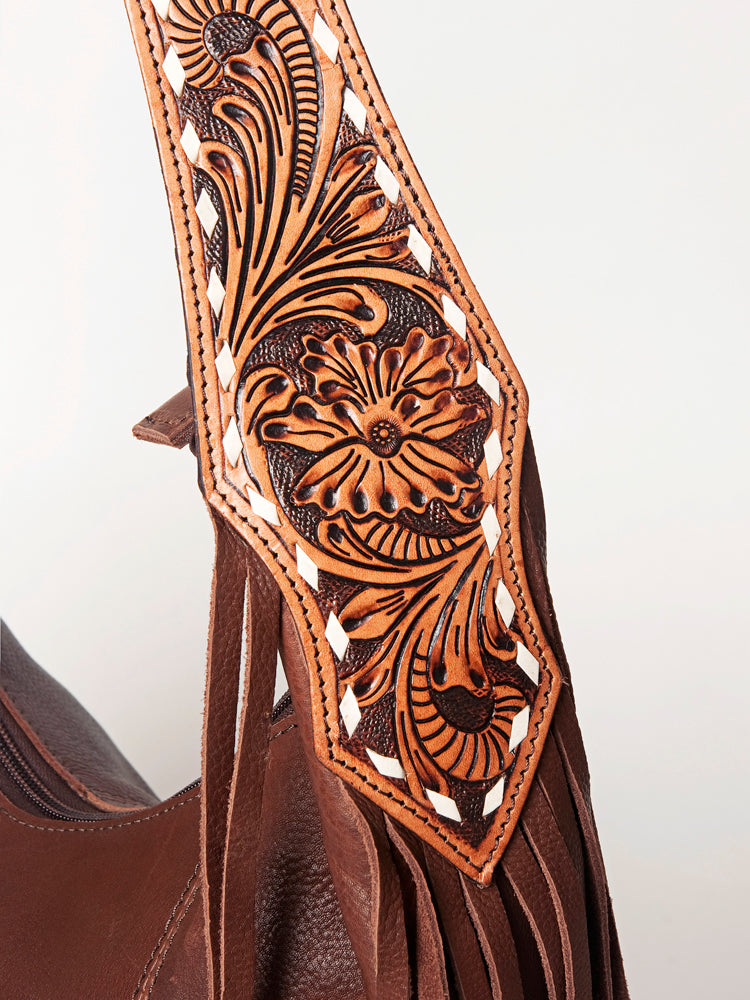 American Darling Tote Hand Tooled Genuine Leather Western Women Bag Handbag Purse | Travel Bags College Casual