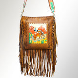 American Darling Cross Body Full Grain Genuine Leather Western Women Bag Handbag Purse | Crossbody for Cute