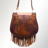 American Darling ADBGM239 Messenger Hand Tooled Genuine Leather Women Bag Western Handbag Purse