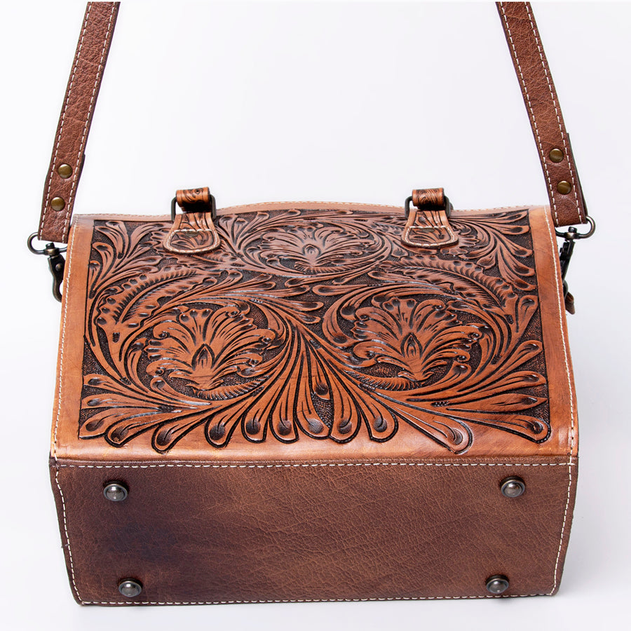 American Darling Tote Hand Tooled Genuine Leather Western Women Bag Handbag Purse | Travel Bags College Casual
