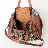 American Darling ADBGS174A Duffel Hair On Genuine Leather women bag western handbag purse