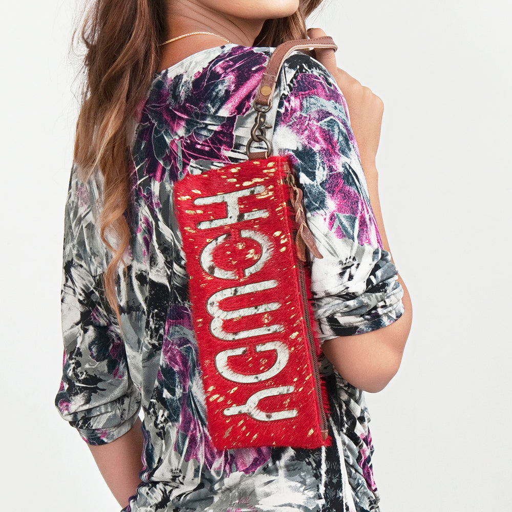 American Darling Wristlet Hair on Genuine Leather Western Women Bag | Handbag Purse | Women Wristlet | Wristlet Wristlet | Travel Wristlet | Leather Wristlet | Clutch Wristlet