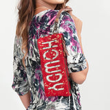 American Darling Wristlet Hair on Genuine Leather Western Women Bag | Handbag Purse | Women Wristlet | Wristlet Wristlet | Travel Wristlet | Leather Wristlet | Clutch Wristlet