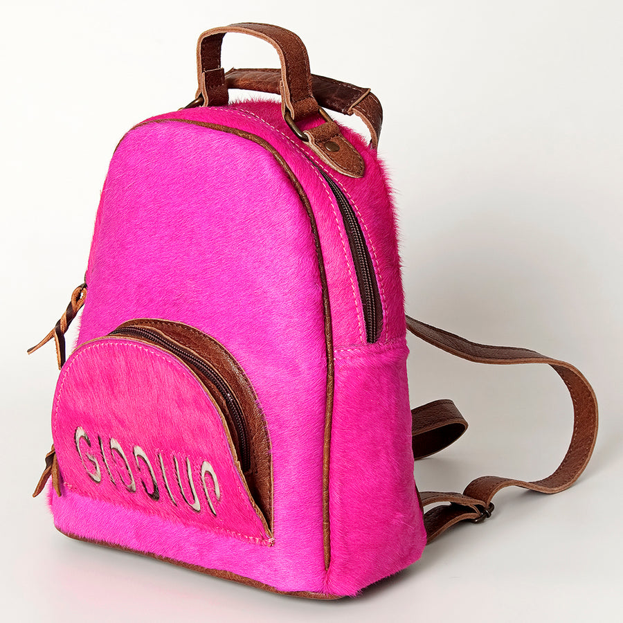 American Darling Backpack Hair on Genuine Leather Western Women Bag | for Laptop School Purse Travel - Uhorse