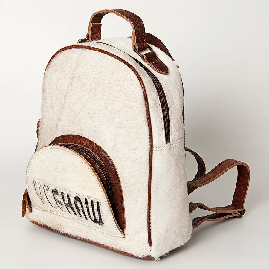 American Darling Backpack Hair on Genuine Leather Western Women Bag | for Laptop School Purse Travel - Uhorse