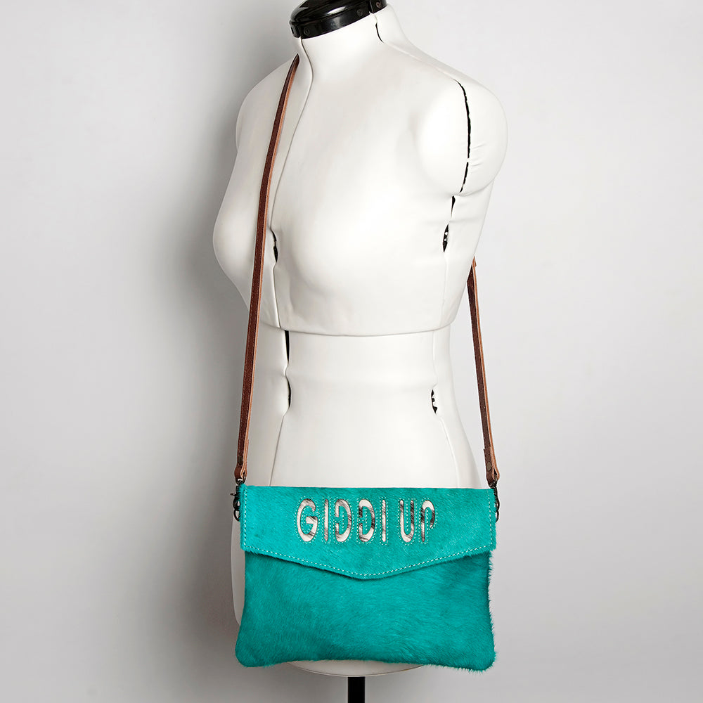 American Darling Envelope Hair-On Genuine Leather Western Women Bag Handbag Purse | for Cute