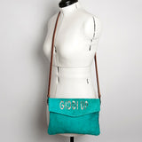 American Darling Envelope Hair-On Genuine Leather Western Women Bag Handbag Purse | for Cute