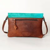 American Darling ADBGS178L Envelope Hair On Genuine Leather women bag western handbag purse