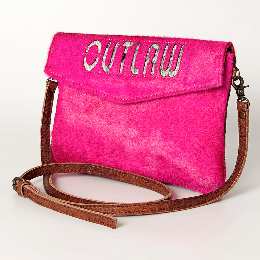 American Darling Envelope Hair-On Genuine Leather Western Women Bag Handbag Purse | for Cute - Uhorse
