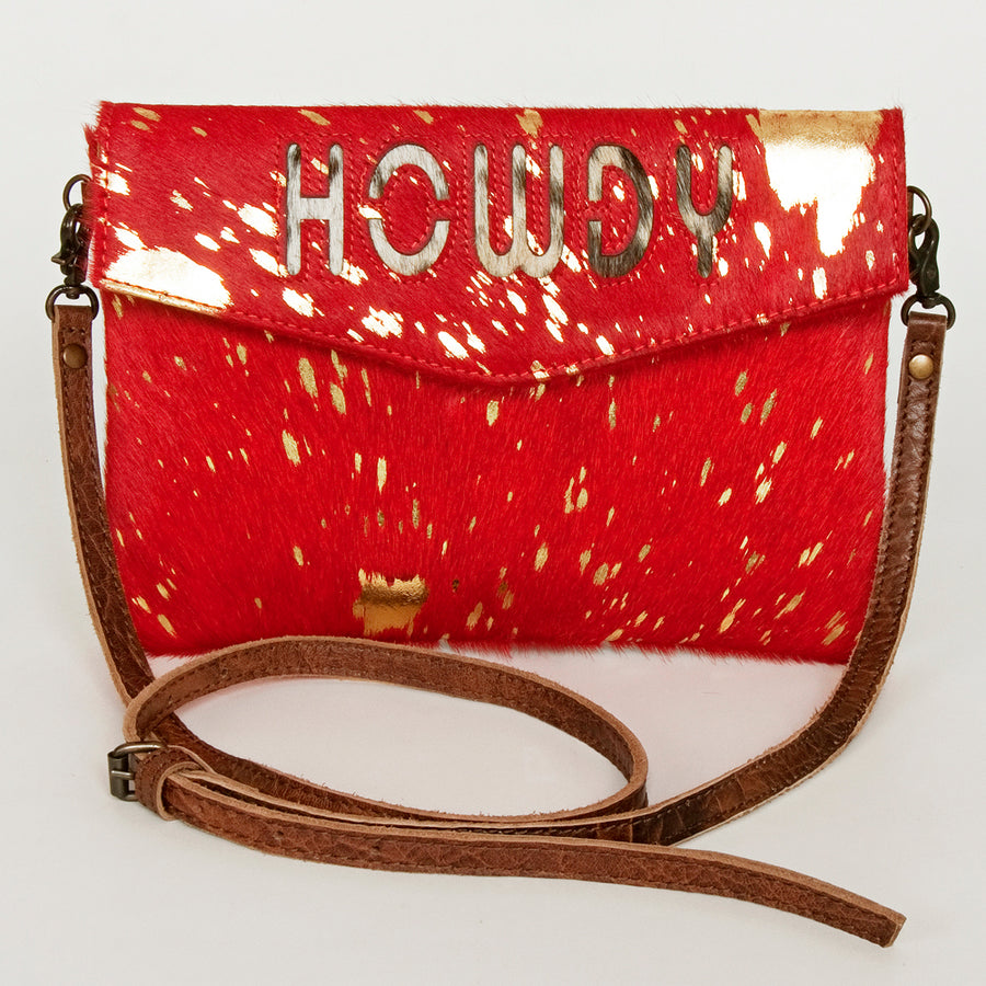 American Darling Envelope Hair-On Genuine Leather Western Women Bag Handbag Purse | for Cute