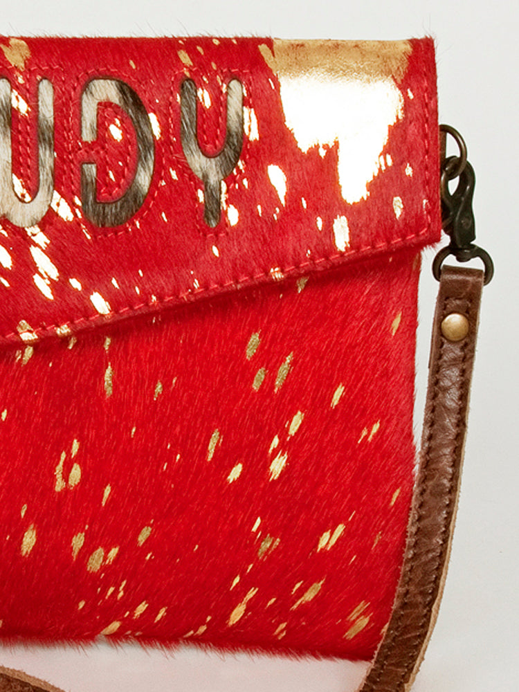 American Darling Envelope Hair-On Genuine Leather Western Women Bag Handbag Purse | for Cute