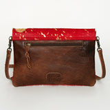 American Darling ADBGS178O Envelope Hair On Genuine Leather women bag western handbag purse