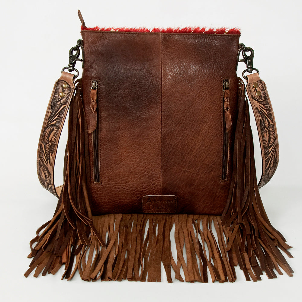American Darling ADBGS192M Messenger Hair On Genuine Leather women bag western handbag purse