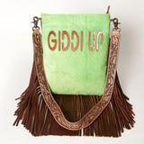 American Darling ADBGS192N Messenger Hair On Genuine Leather women bag western handbag purse