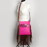 American Darling ADBGS192P Messenger Hair On Genuine Leather women bag western handbag purse