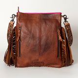 American Darling ADBGS192P Messenger Hair On Genuine Leather women bag western handbag purse