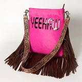 American Darling ADBGS192P Messenger Hair On Genuine Leather women bag western handbag purse