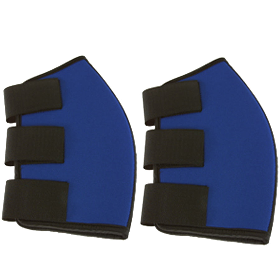Hilason Neoprene Hock Sweat Boots Horse Size Strengthens Protects Blue pair - Uhorse
