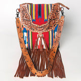 American Darling Large Crossbody Hand Tooled Saddle Blanket Genuine Leather Western Women Bag Handbag Purse | for Cute