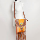 American Darling Large Crossbody Hand Tooled Saddle Blanket Genuine Leather Western Women Bag Handbag Purse | for Cute