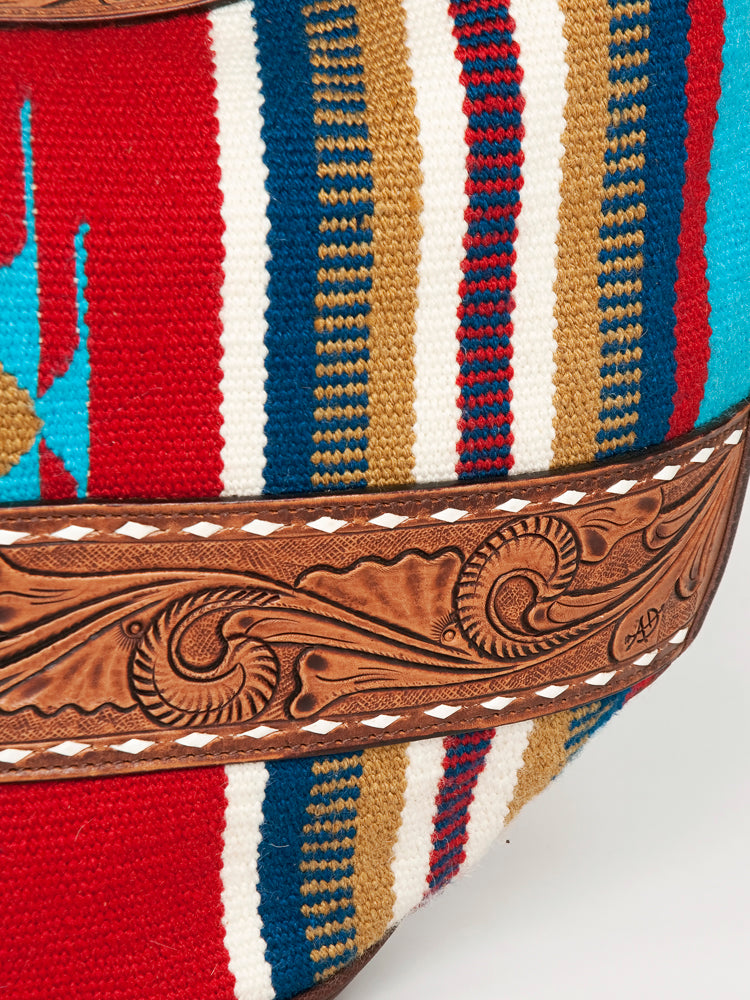 American Darling Hobo Hand Tooled Saddle Blanket Genuine Leather Western Women Bag | Handbag Purse Bags for Cute