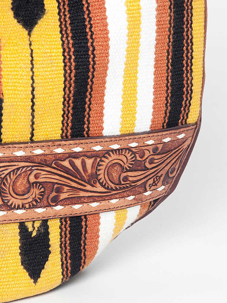 American Darling Hobo Hand Tooled Saddle Blanket Genuine Leather Western Women Bag | Handbag Purse Bags for Cute