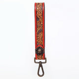 American Darling ADWSF103 Hand Tooled Genuine Leather Handle Strap For Wristlet Bags