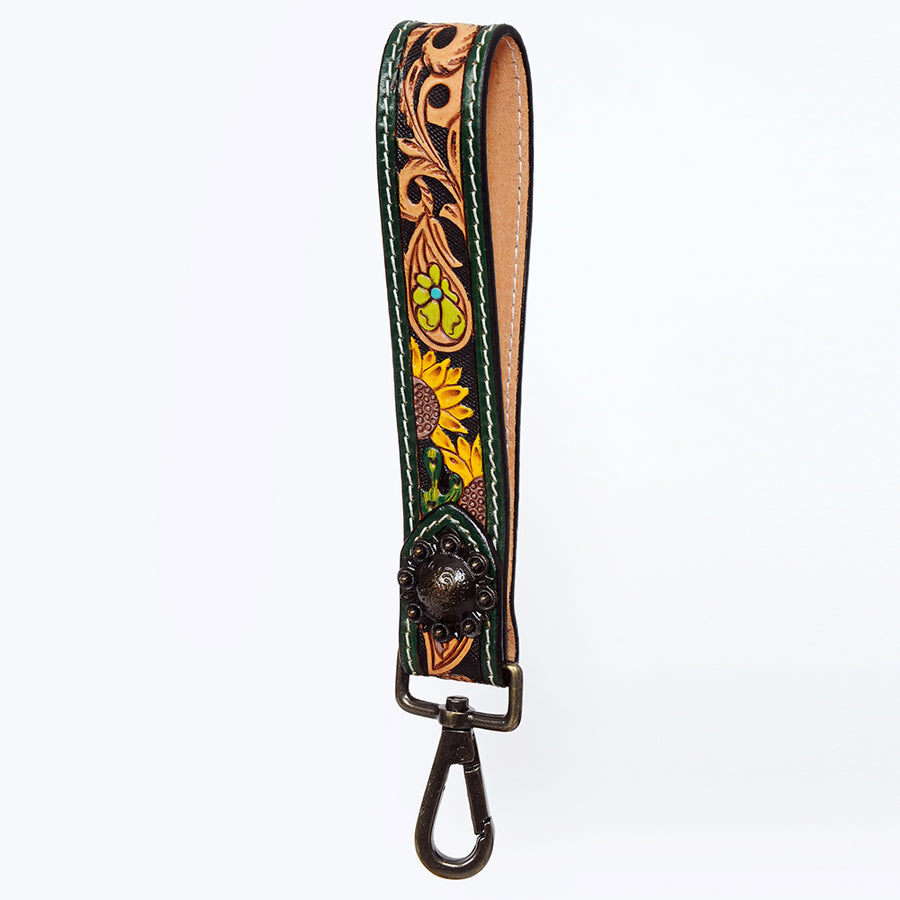 American Darling ADWSF112 Hand Tooled Genuine Leather Handle Strap For by Hilason – Cowboy and equestrian accessories