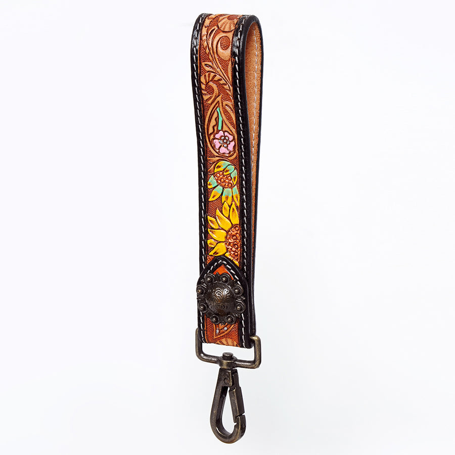 American Darling ADWSF115 Hand Tooled Genuine Leather Handle Strap For by Hilason – Cowboy and equestrian accessories
