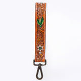 American Darling ADWSF120 Hand Tooled Genuine Leather Handle Strap For Wristlet Bags
