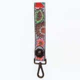 American Darling ADWSF125 Hand Tooled Genuine Leather Handle Strap For Wristlet Bags